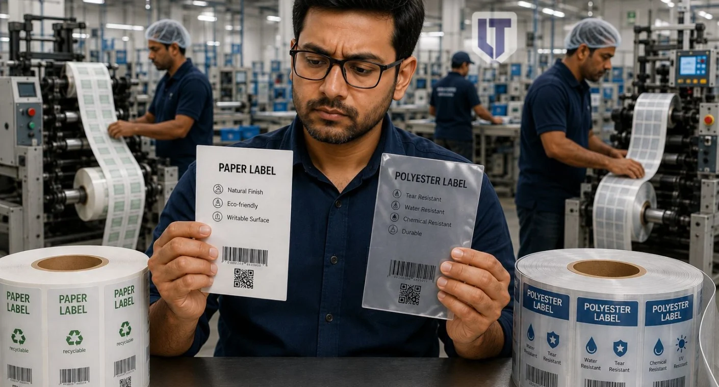 Paper Labels and Polyester Labels