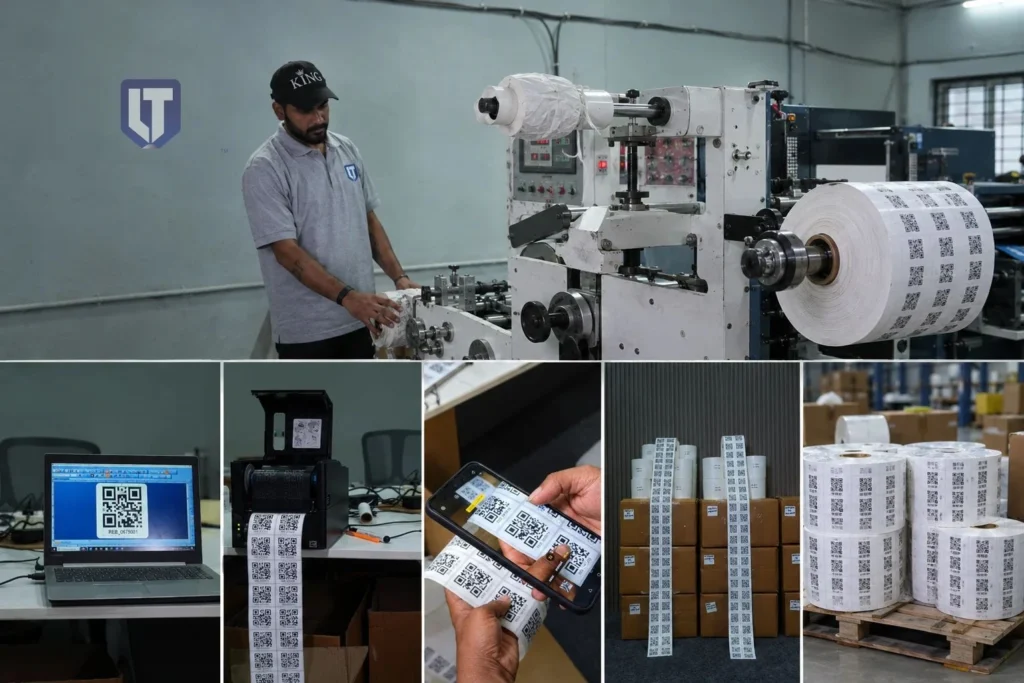 Sequential QR Code Labels